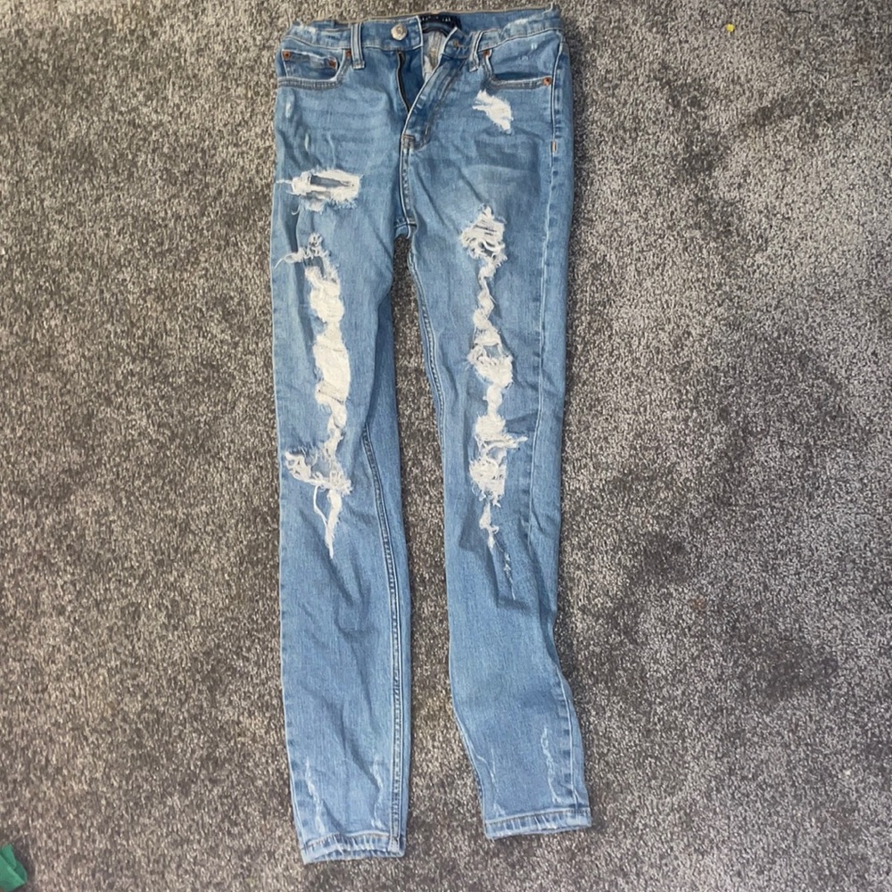 Aeropostale checking jeggings